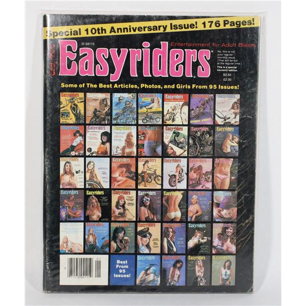 EASYRIDERS 10TH ANNIVERSARY ISSUE MAGAZINE