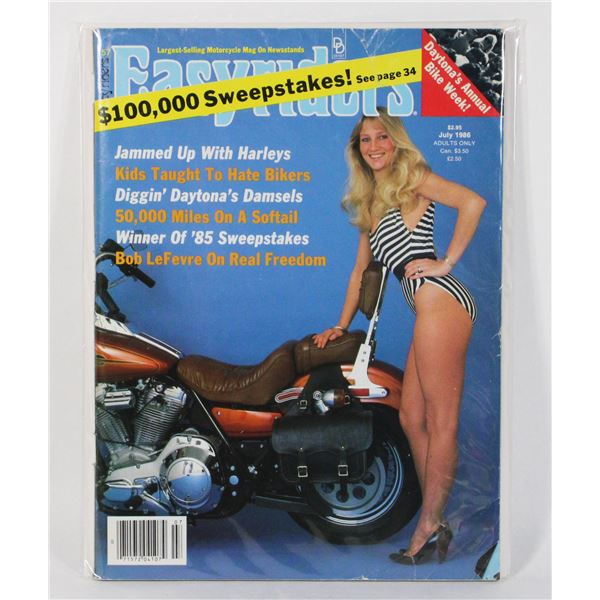 EASYRIDERS JULY 1986 MAGAZINE