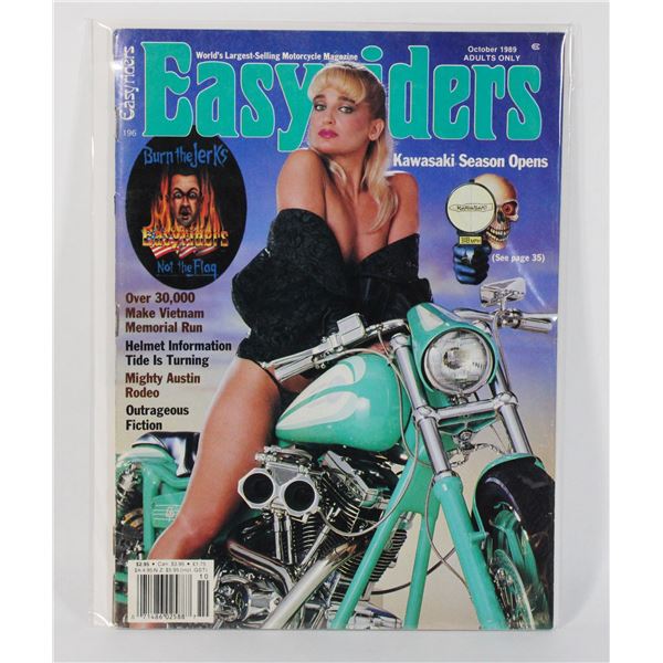 EASYRIDERS OCTOBER 1989 MAGAZINE