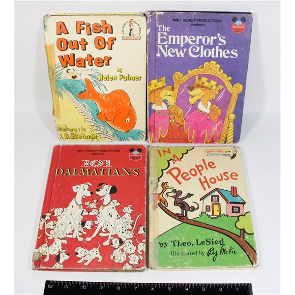 LOT OF VINTAGE DISNEY'S AND DR SUESS BOOKS