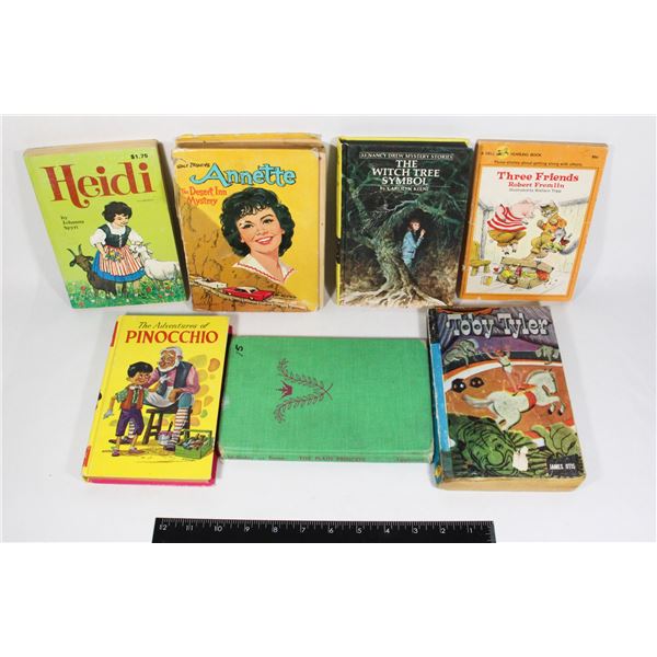 LOT OF 7 VINTAGE STORY BOOKS