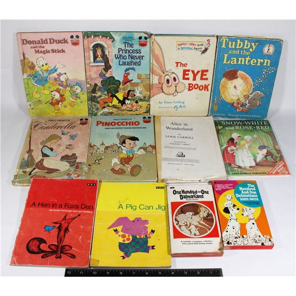 LOT OF VINTAGE COLLECTIBLE CHILDREN'S BOOK INCL.
