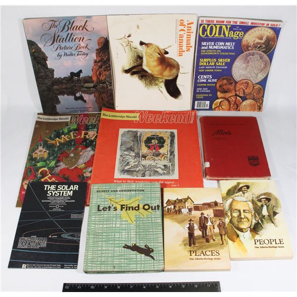 LOT OF VINTAGE CANADIAN HISTORY BOOK AND