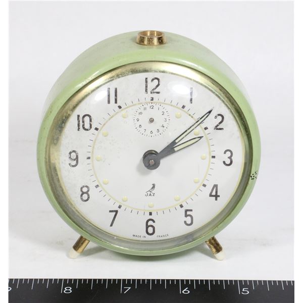 ANTIQUE JAZ MADE IN FRANCE ILLUMINATING WIND UP