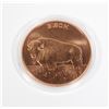 Image 2 : 1-OZ .999 FINE COPPER ROUND. BISON