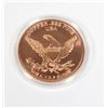 Image 3 : 1-OZ .999 FINE COPPER ROUND. BISON