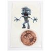 Image 1 : 1-OZ .999 FINE COPPER ROUND. ZOMBIE