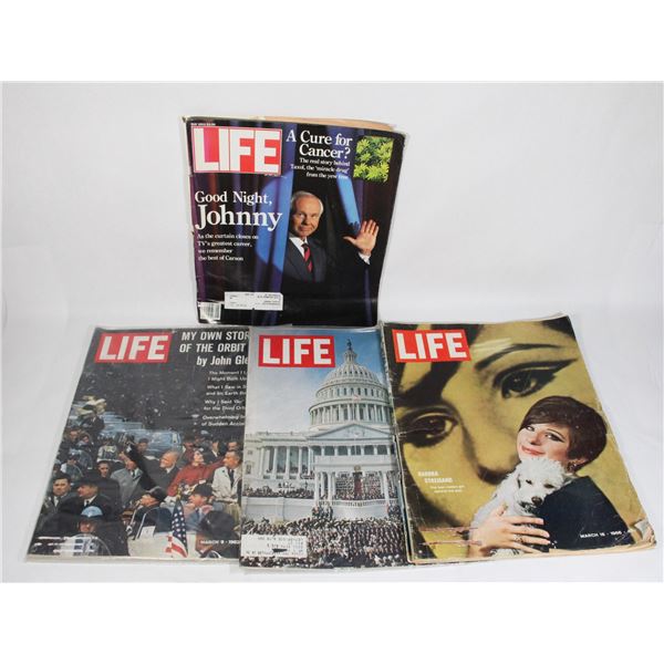 LOT OF 4 ISSUES OF LIFE MAGAZINE INCLUDING MAY 199