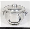Image 1 : VINTAGE HAMMERED ALUMINUM ICE BACKET WITH LID