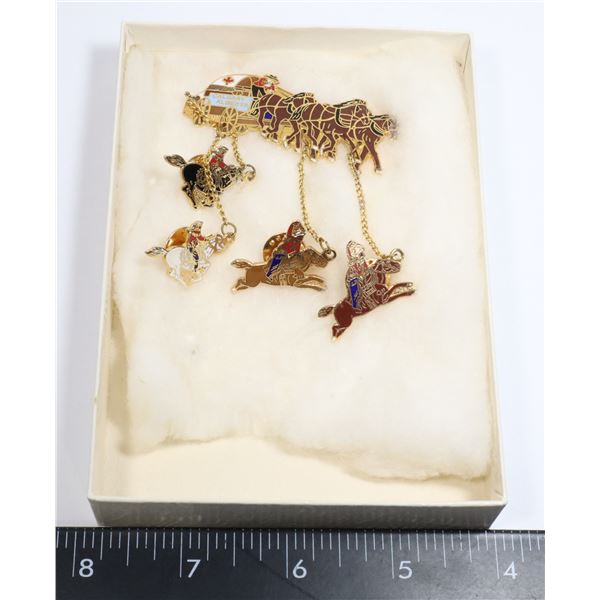 VINTAGE CALGARY ALBERTA CHUCKWAGON PIN