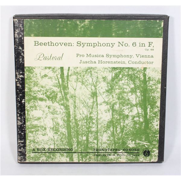 PHONOTAPES BEETHOVEN: SYMPHONY NO. 6 IN F OP. 68