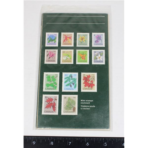 CANADA POST WILDFLOWERS AND TREES" STAMPS