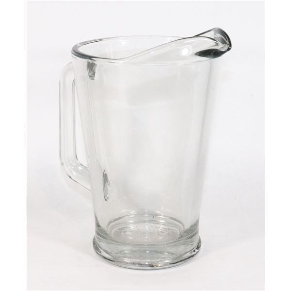LARGE GLASS VINTAGE WATER PITCHER