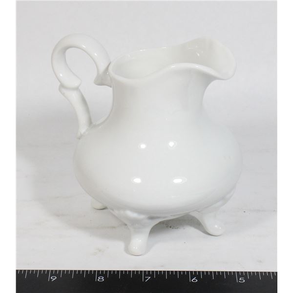 VINTAGE SMALL WHITE PITCHER