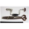 Image 1 : ANTIQUE TOOLS. SHEFFIELD ENGLAND SHEARS AND