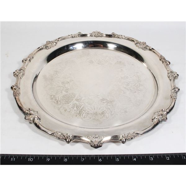LUNT E-90 SILVER PLATED SERVING TRAY