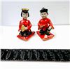 Image 1 : TWO VINTAGE JAPANESE PEOPLE COLLECTIBLE
