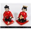 Image 2 : TWO VINTAGE JAPANESE PEOPLE COLLECTIBLE