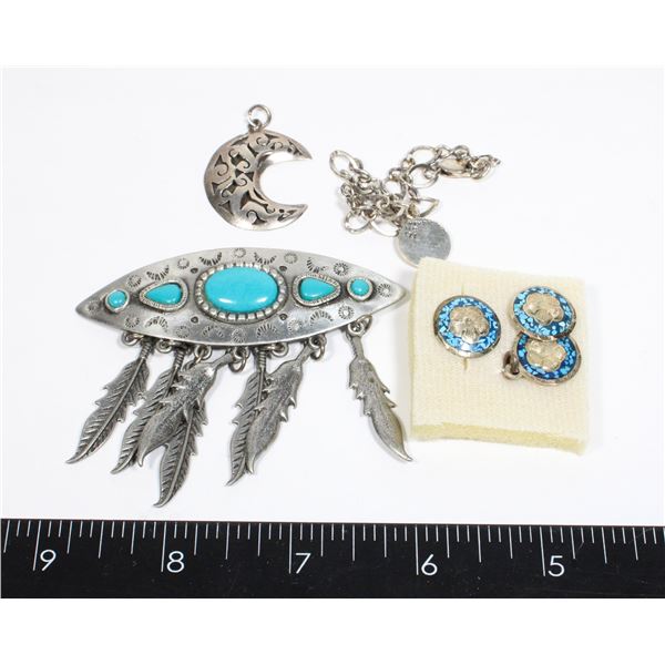 SILVER SOUTHWESTERN/MEXICO JEWELRY
