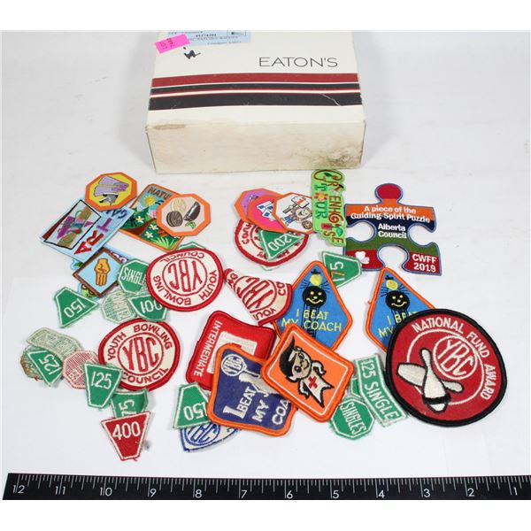 LOT OF MISC. PATCHES/ BADGES