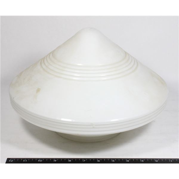 ANTIQUE GLASS LIGHT COVER GOOD CONDITION