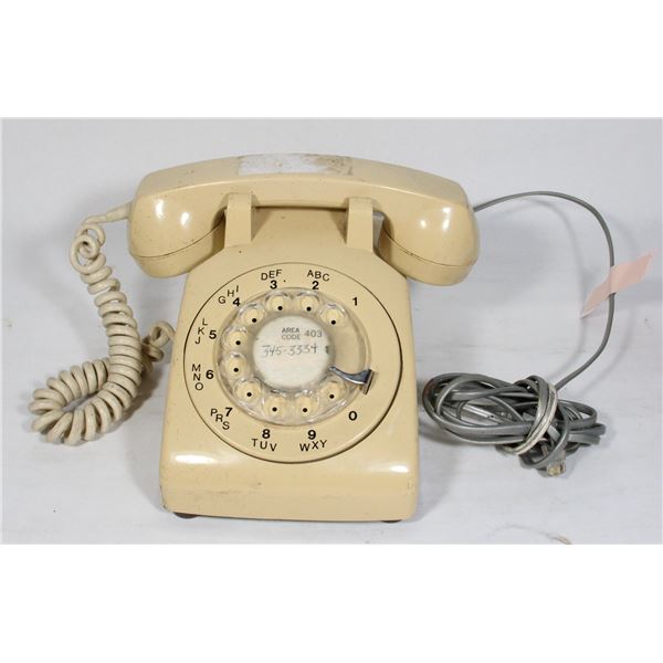 VINTAGE NORTHERN TELECOM ROTARY PHONE DISPLAY ONLY
