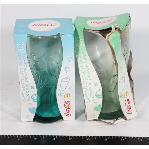 LOT OF 2 COLLECTIBLE MCDONALD'S CUPS 2014