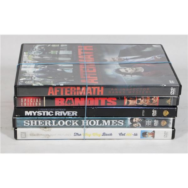 DVD 5-PACK (INCL. AFTERMATH, BANDITS, MYSTIC RIVER
