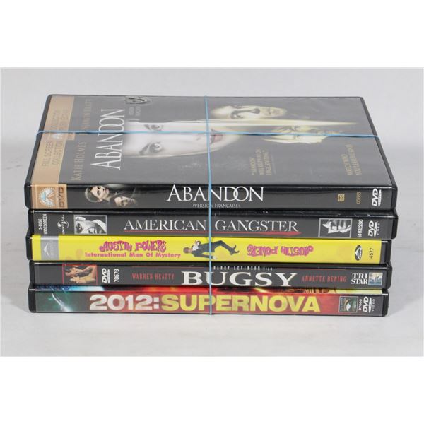 DVD 5-PACK (INCL. ABANDON, AMERICAN GANGSTER,