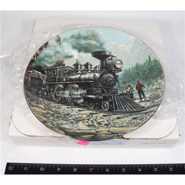 CPR NO. 374 COLLECTORS PLATE FROM ROBERT