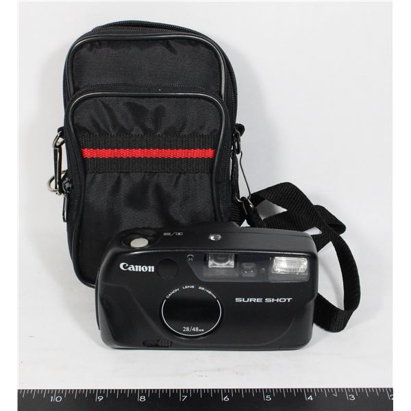 CANON SURE SHOT FILM CAMERA WITH CASE
