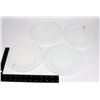 Image 1 : ANCHOR HOCKING 4 LUNCH PLATES