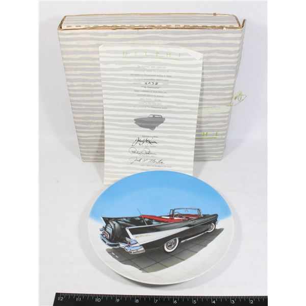 56' CONTINENTAL DELPHI COLLECTOR PLATE