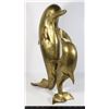 Image 2 : BRASS DOLPHIN AND CALF DECORATION