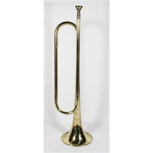 VINTAGE MILITARY BRASS BUGLE