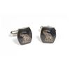Image 1 : STERLING SILVER CUFFLINKS SIAM BRAND