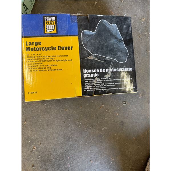 Large motorcycle cover