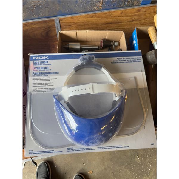 New ROK face shield with retractable suspension