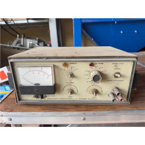 Heathkit regulated L. B. Power supply.