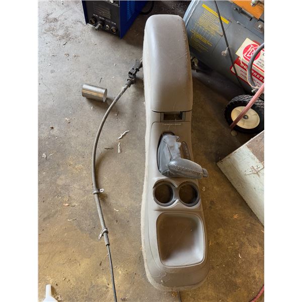 Center console with shifter