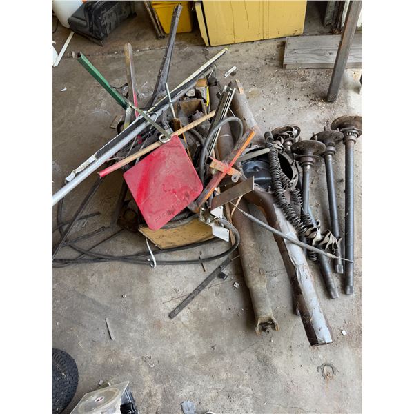 Metal parts and car parts, etc.