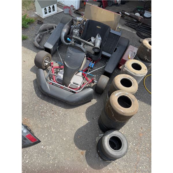Go Cart and parts and wheels