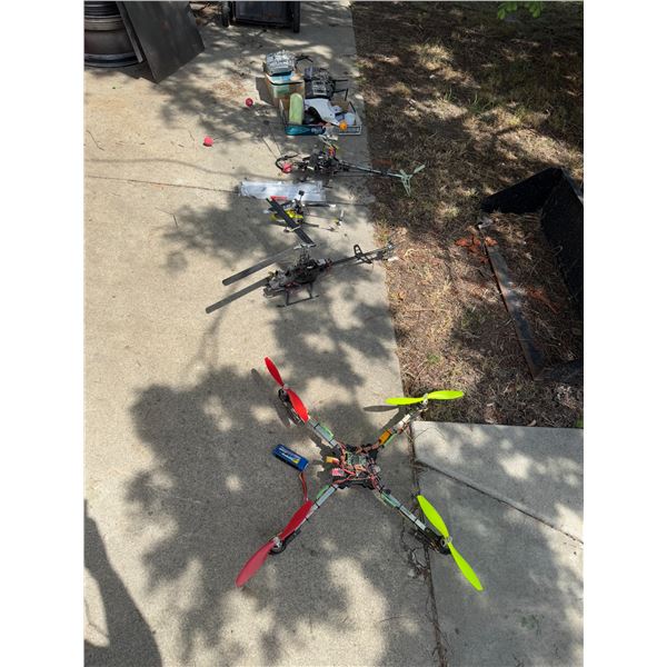 Rc helicopters remotes and parts