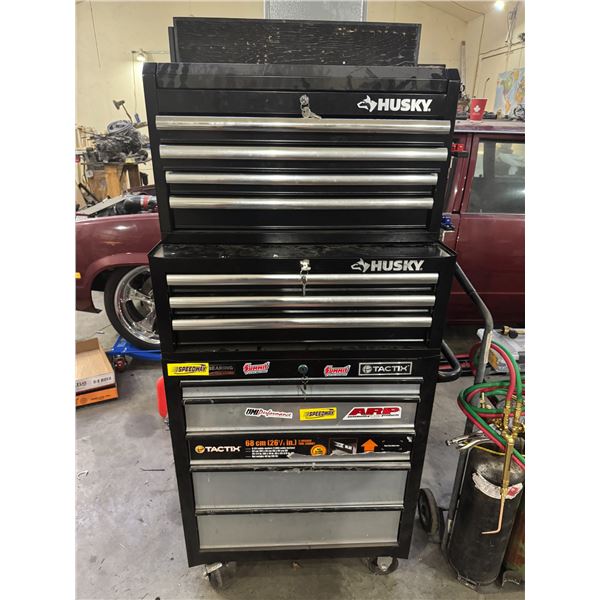 Husky three-piece toolbox