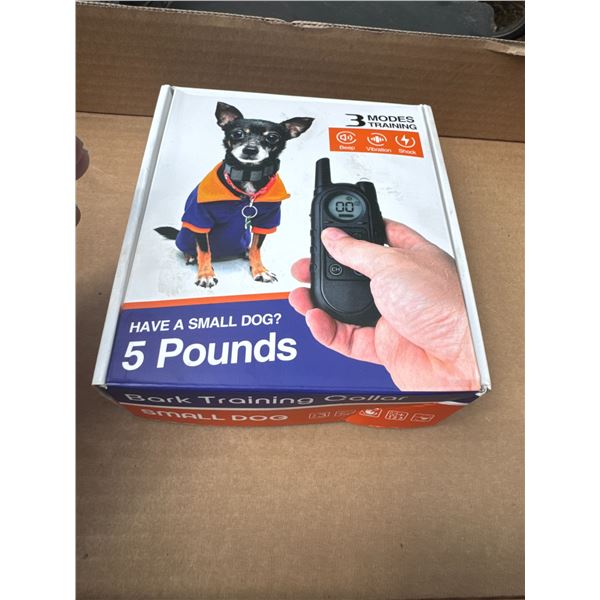 Bark training collar