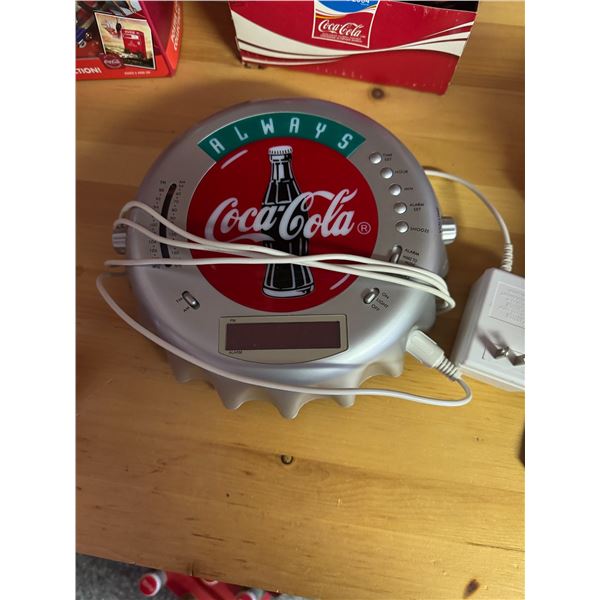 Coca-Cola radio clock alarm