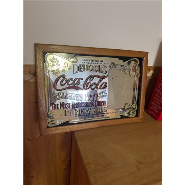 Coca-Cola picture frame mirror