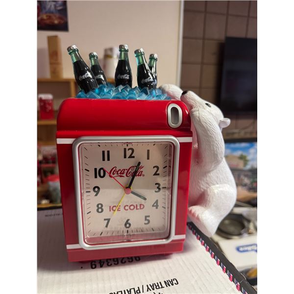 Coca-Cola ice cold clock