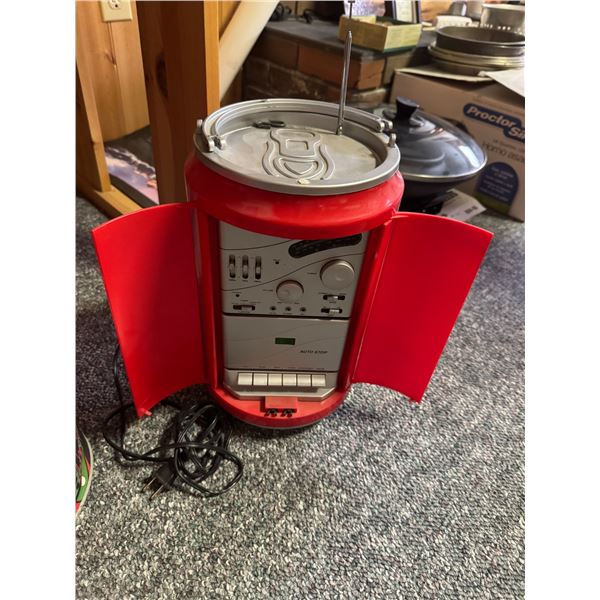 Coca-Cola cassette radio