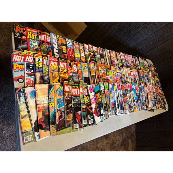 Rodder hot rod magazines, super straight rods and other
